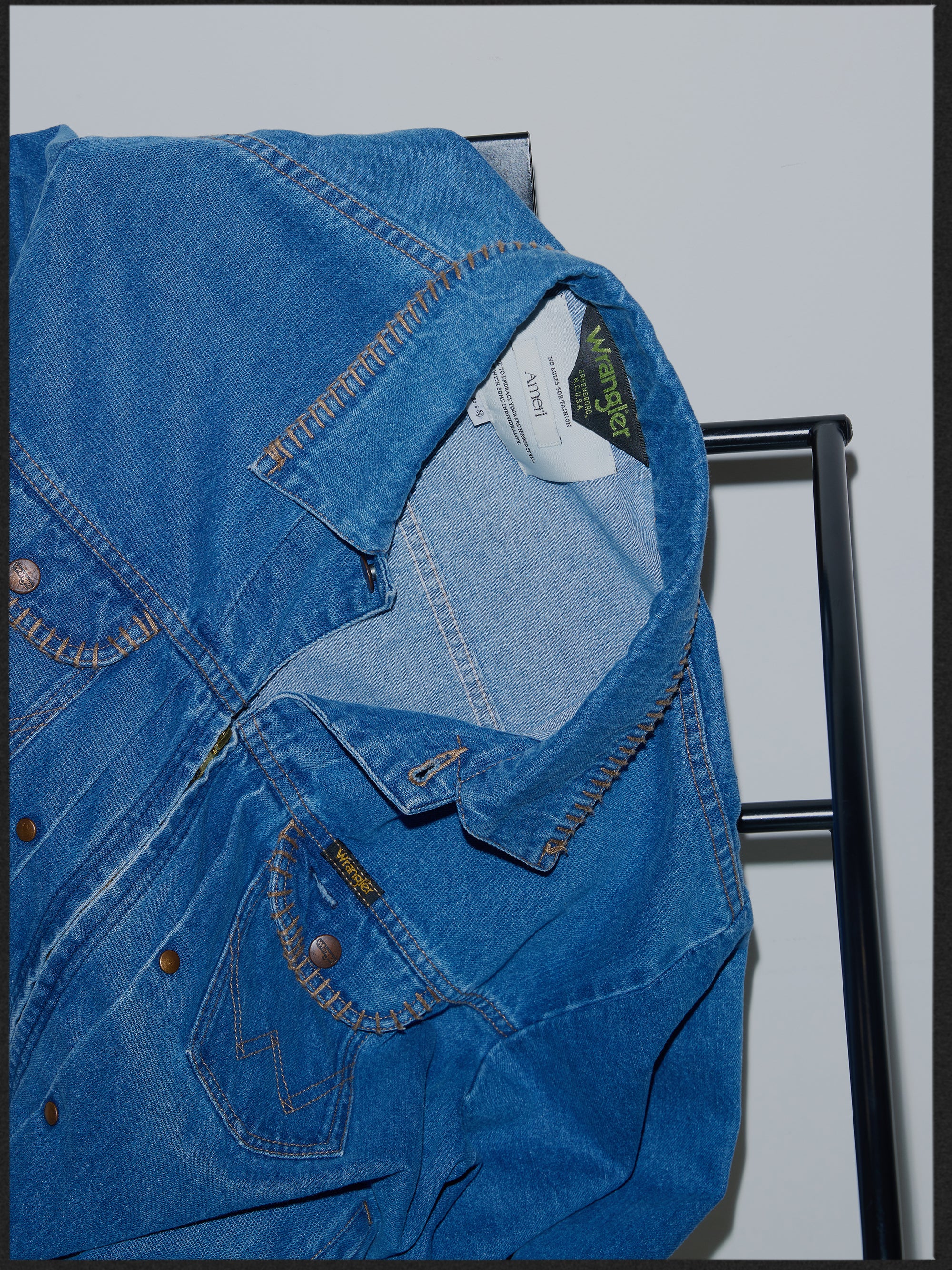 Wrangler×Ameri BLANKET STITCH DENIM JACKET