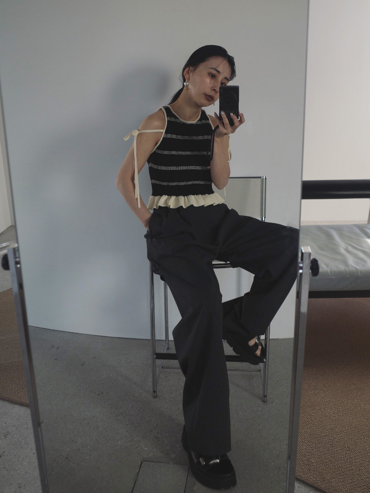 MEDI WIDE TUCK BONTAN PANTS
