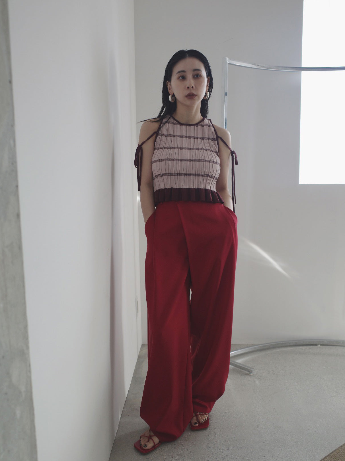MEDI PURIPURI SHORT KNIT TOP