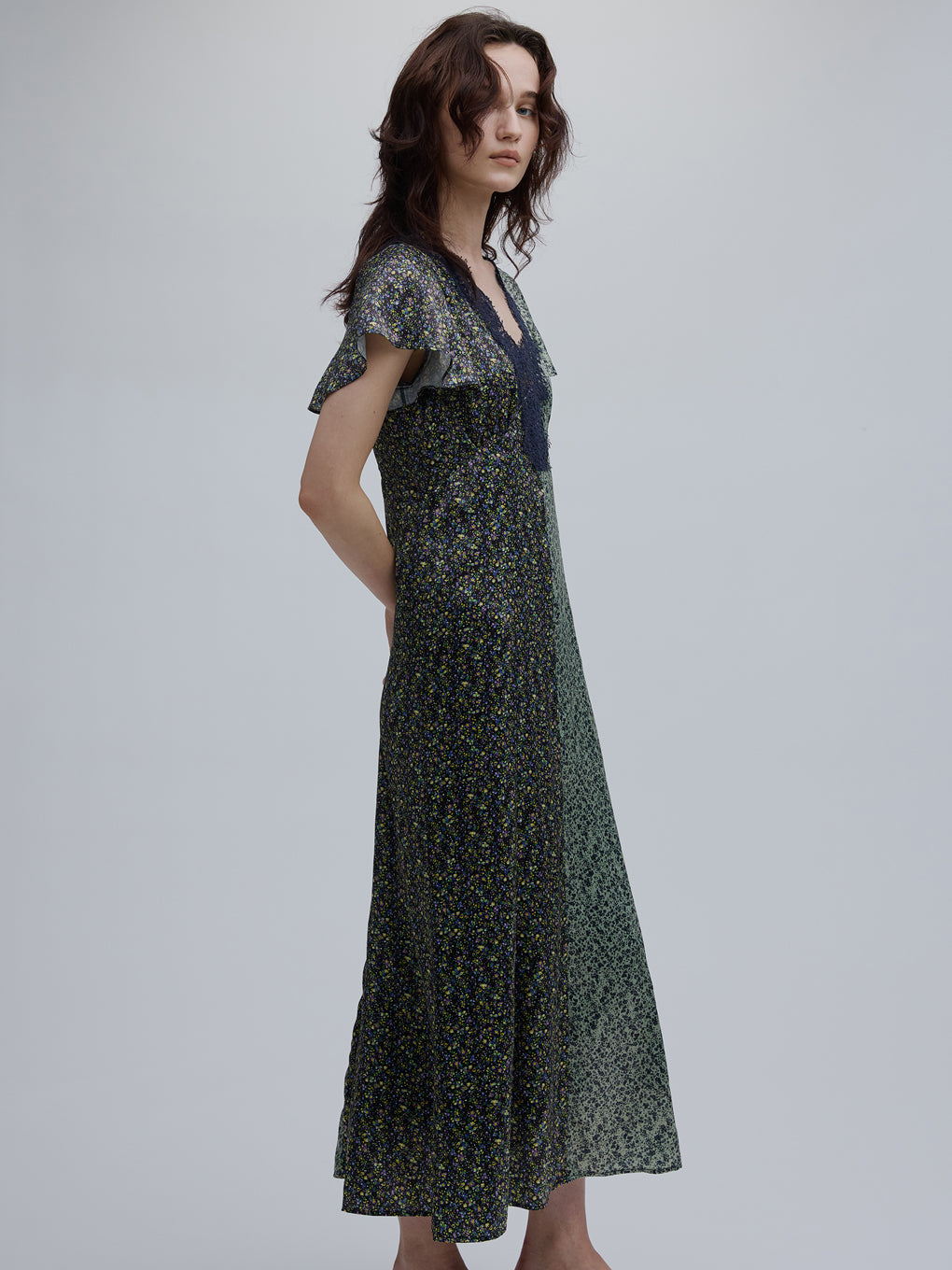 LOUISE PATTERN DOCKING DRESS