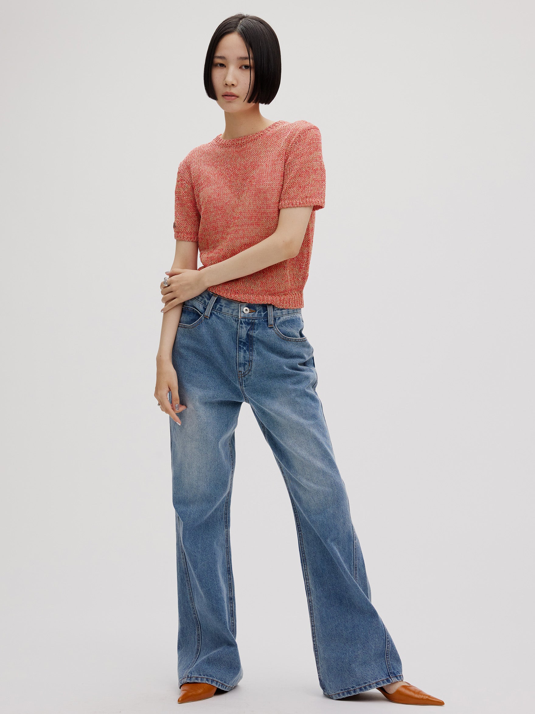 CONCEPT LOGO KNIT TOP