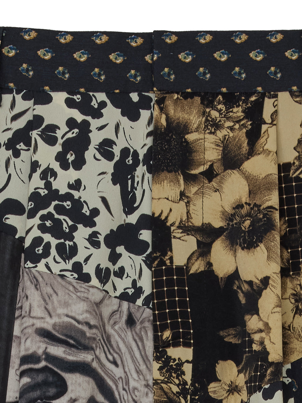 MEDI VARIOUS PATTERN TUCK PANTS