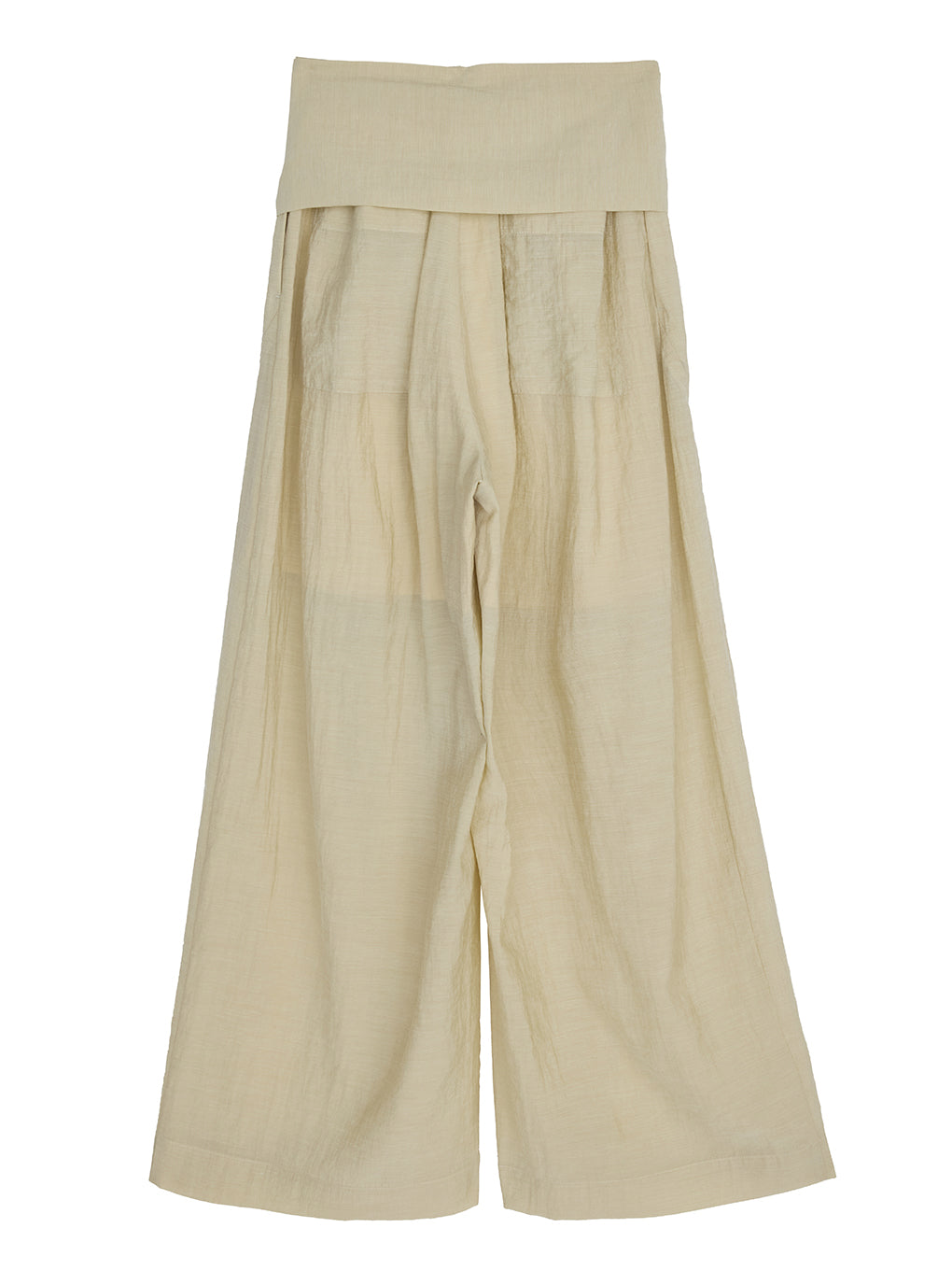 MEDI SLEEVE BELT TUCK PANTS