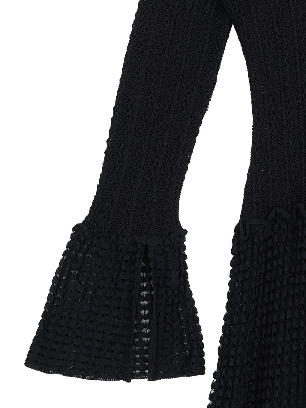 LADY CROCHET KNIT DRESS