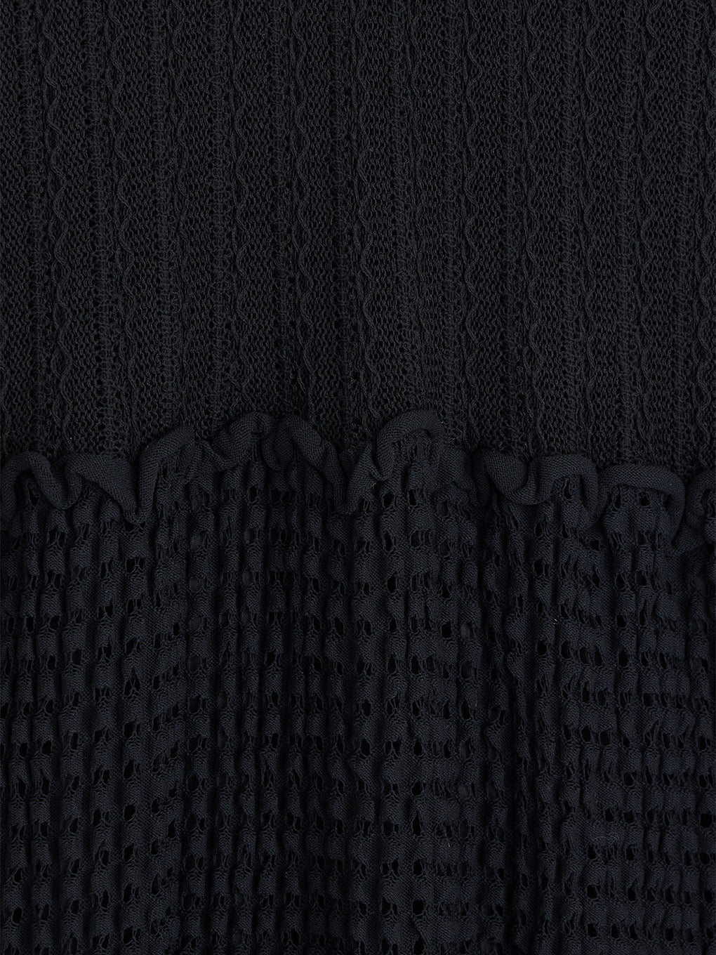 LADY CROCHET KNIT DRESS