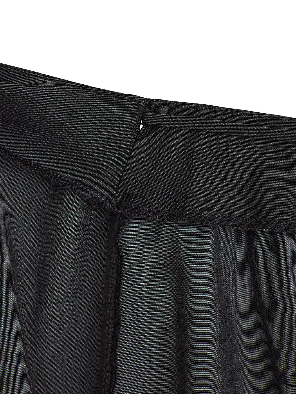 MEDI DENIMLIKE LACE DOCKING LAYERED PANTS