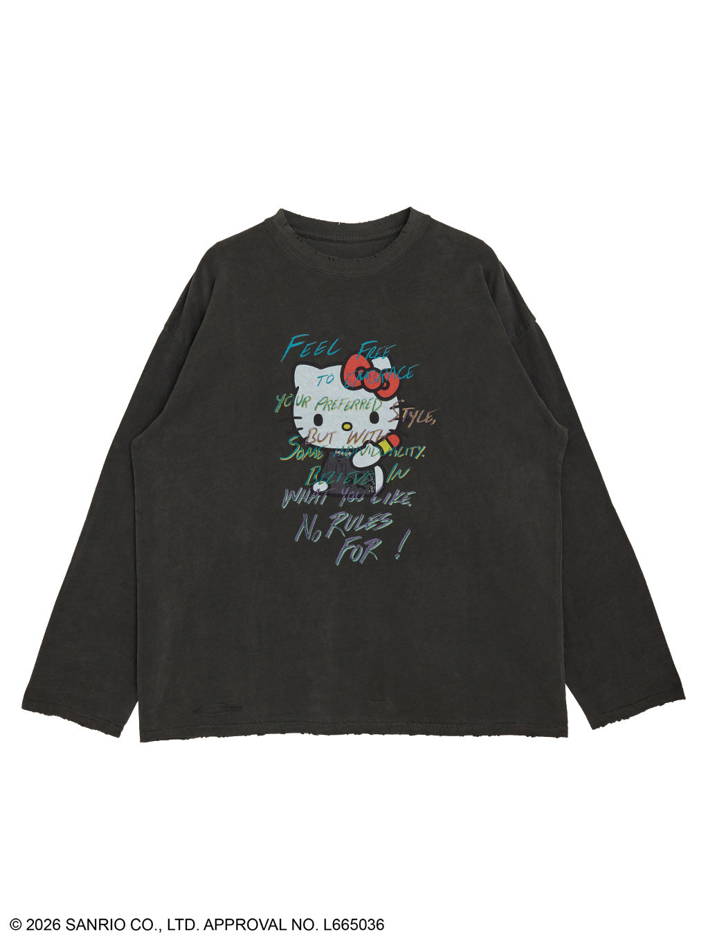 HELLO KITTY×Ameri DAMAGE LONG TEE