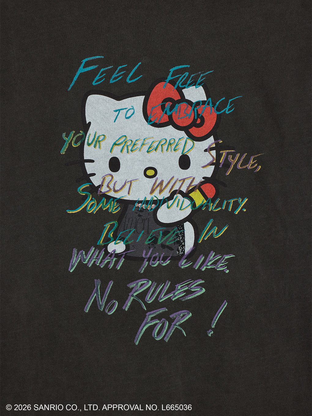 HELLO KITTY×Ameri DAMAGE LONG TEE