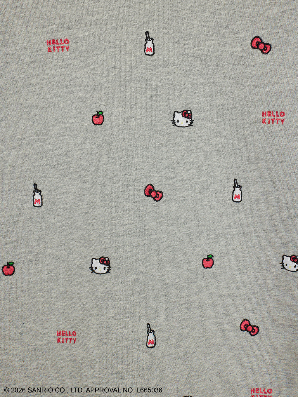 HELLO KITTY×Ameri EMBROIDERY SWEAT TOP