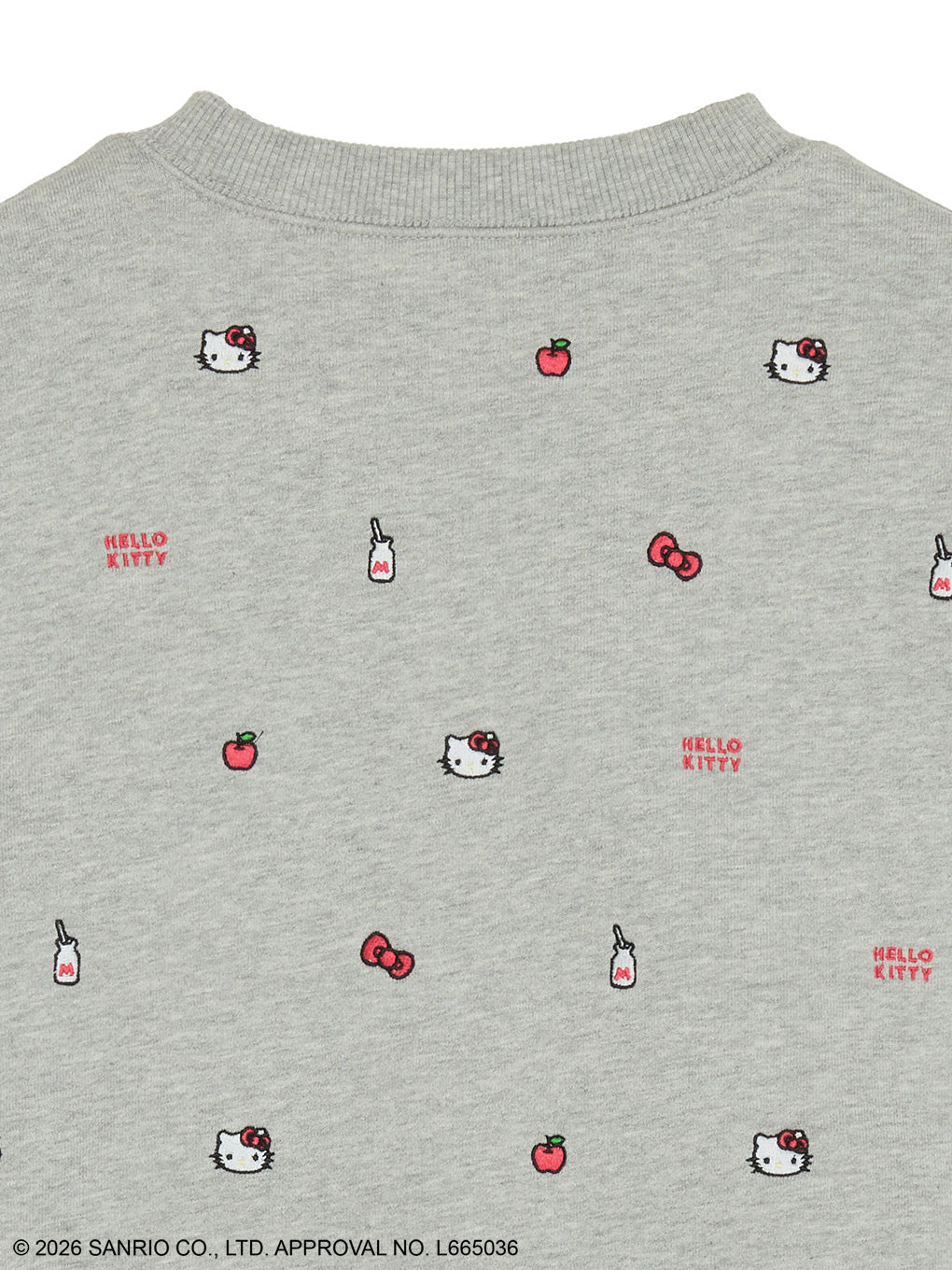 HELLO KITTY×Ameri EMBROIDERY SWEAT TOP