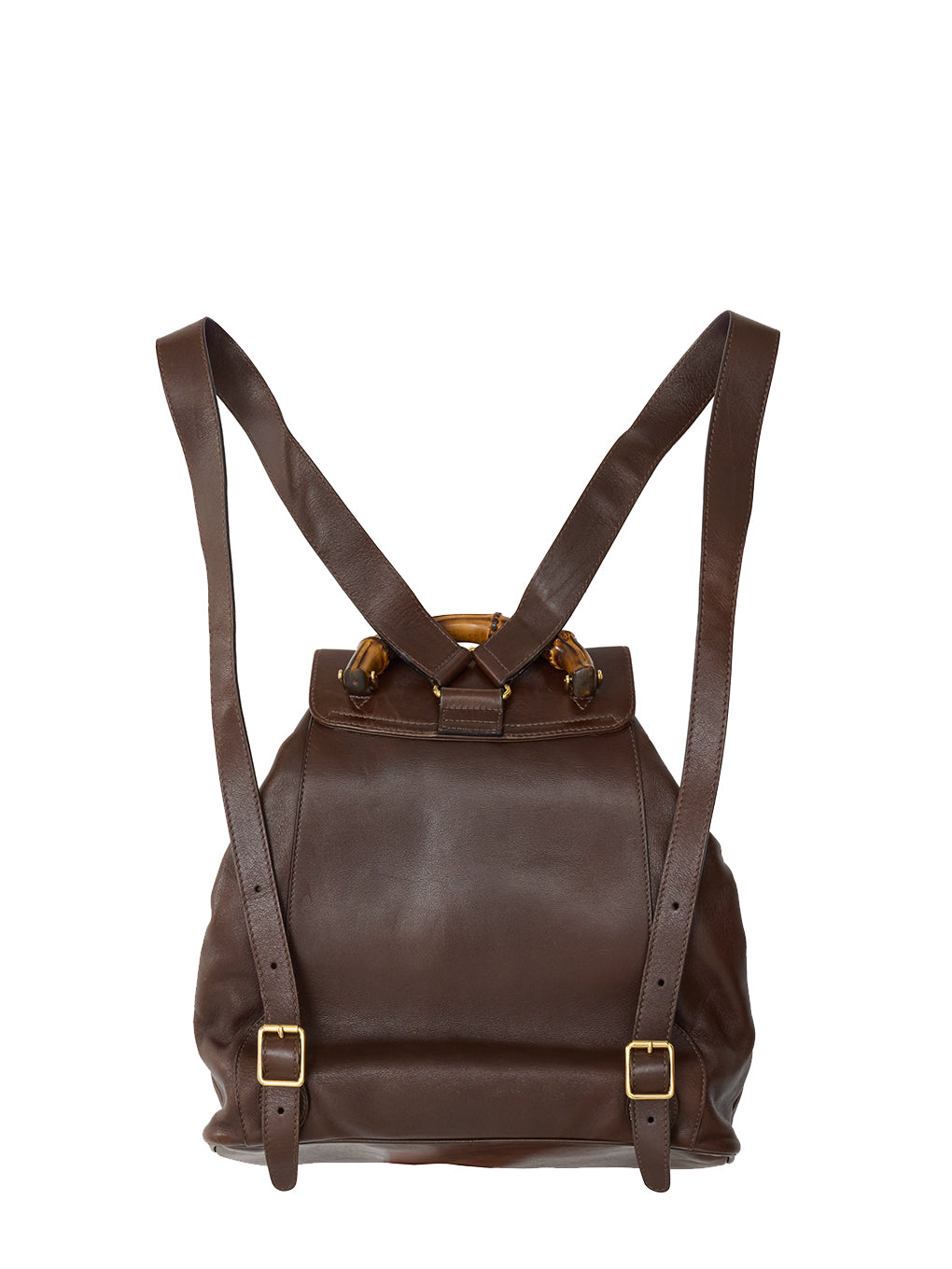 GUCCI バンブーターンロックレザーリュックサック