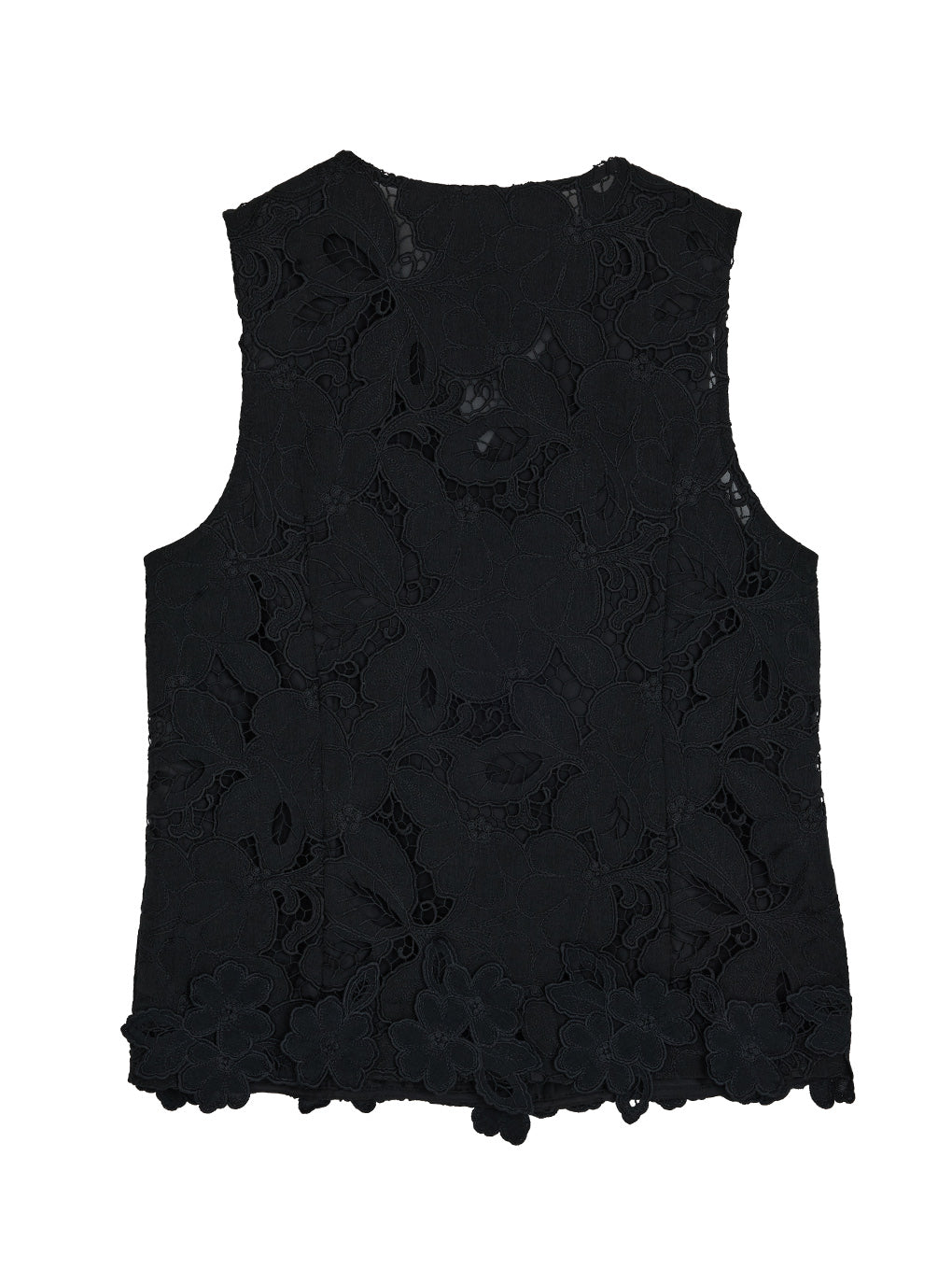 MEDI CUTWORK 3D LACE MOTIF VEST