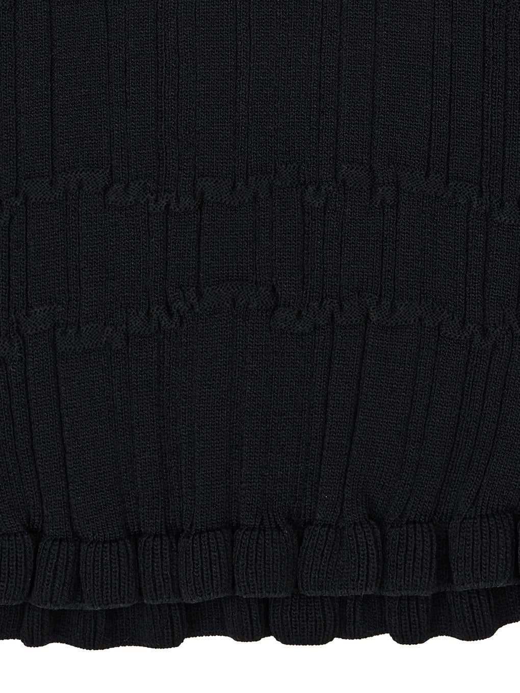 MEDI 2WAY WAVY FRILL KNIT TOP