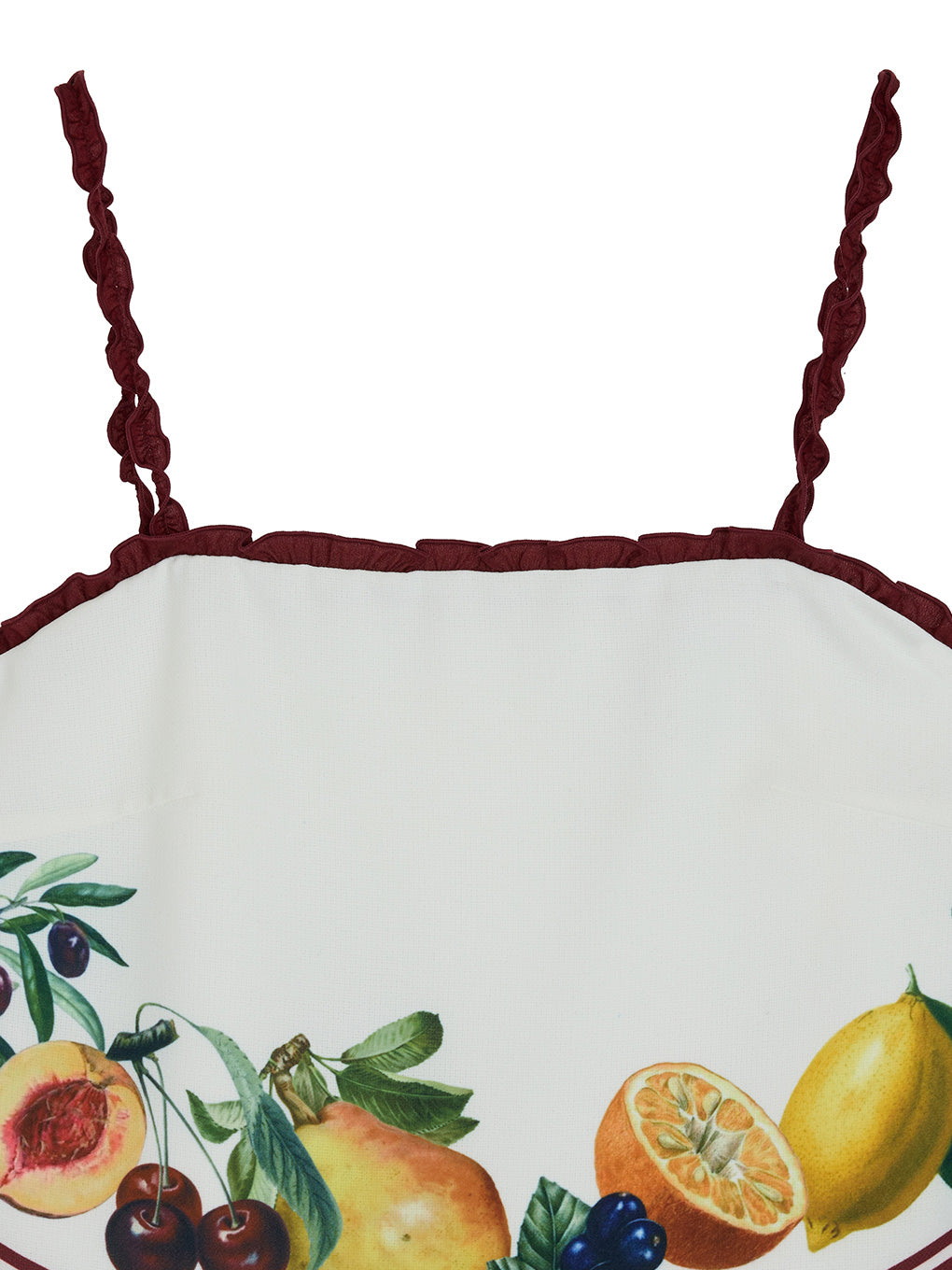 MEDI FRUIT SCARF PATTERN CAMI TOP