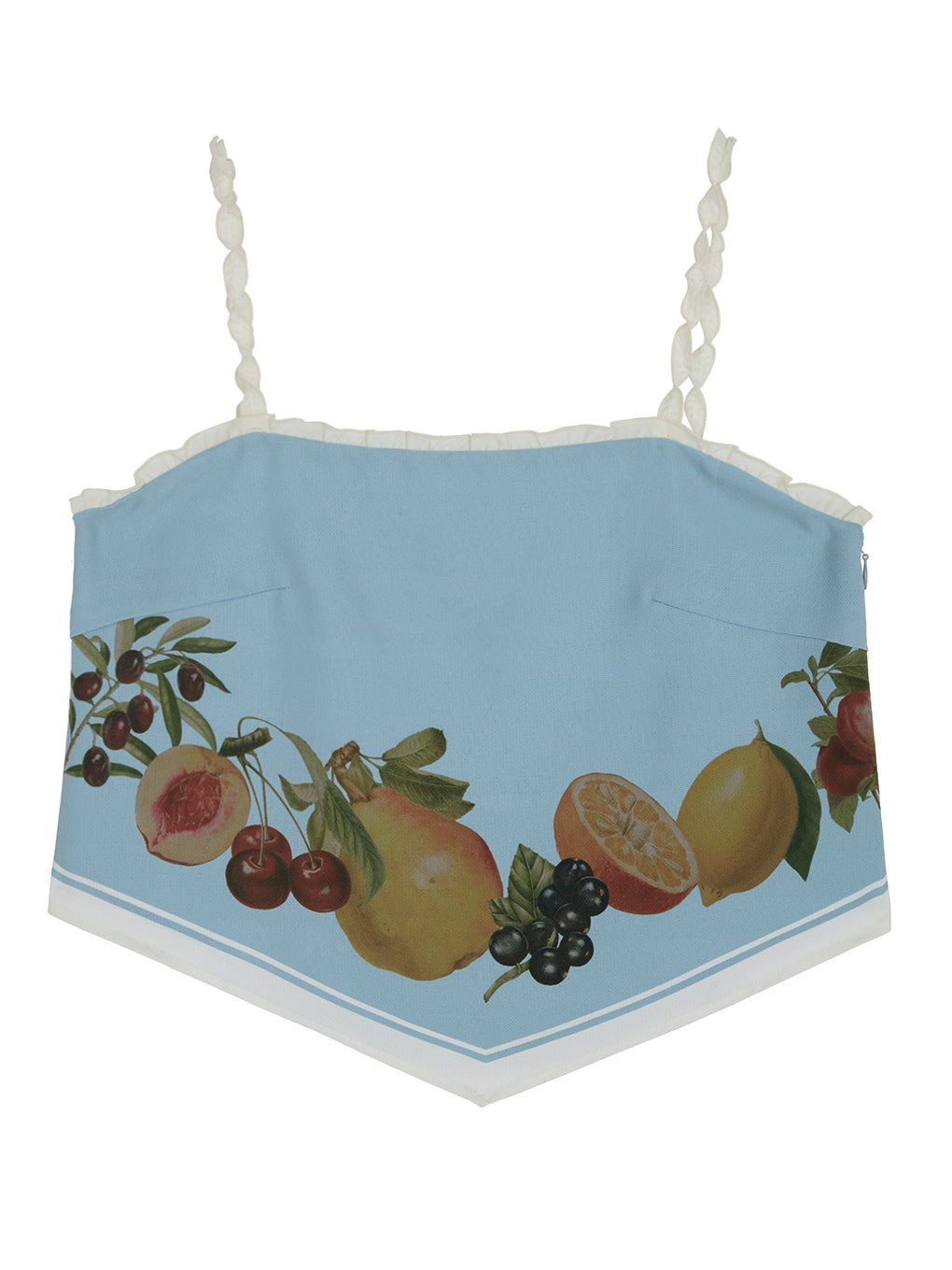 MEDI FRUIT SCARF PATTERN CAMI TOP