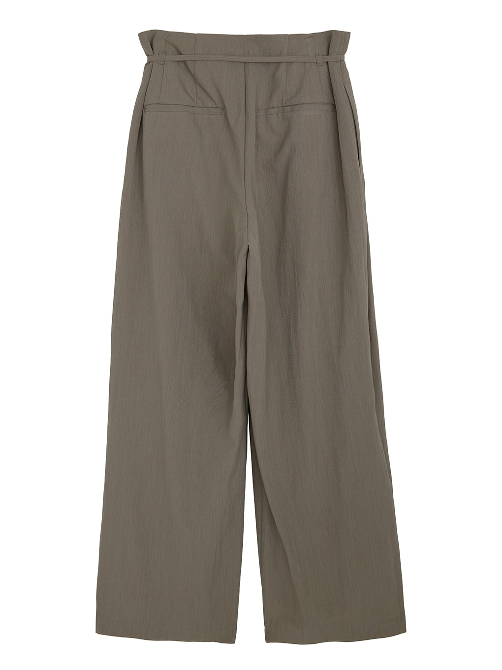 MEDI MULTI TUCK NARROW BELT PANTS