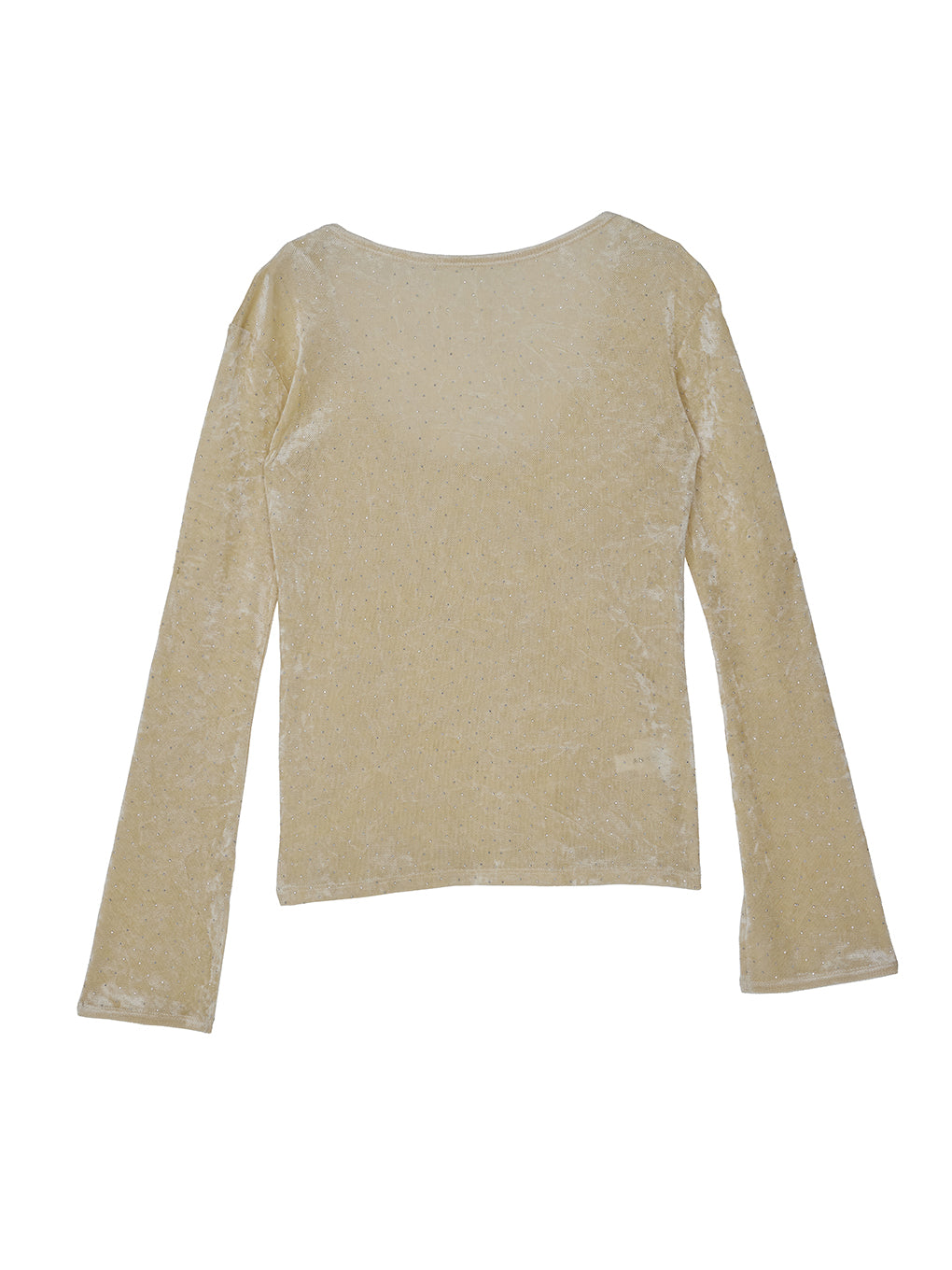 VELOUR HOT STONE L/S TOP 