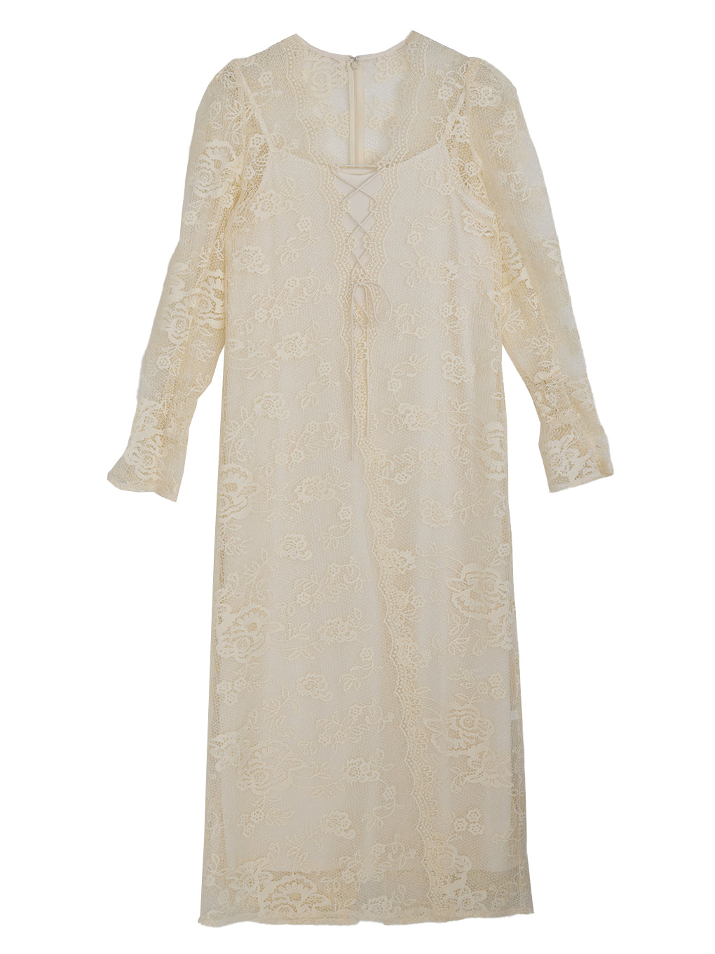 TABLE CROSS LACE UP DRESS