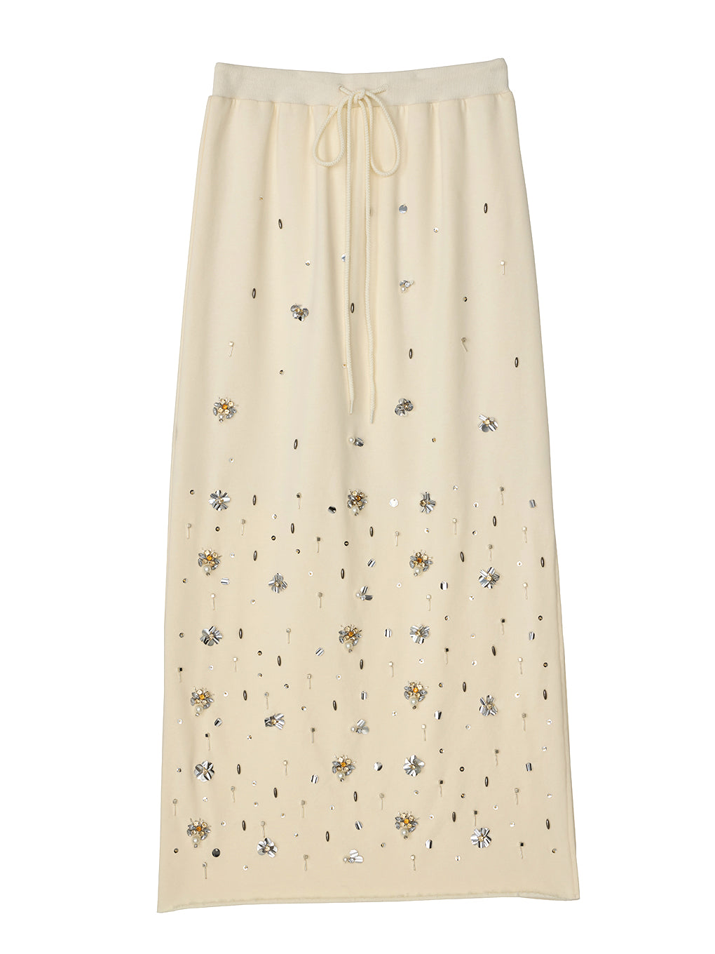 BIJOU MOTIF SWEAT SKIRT
