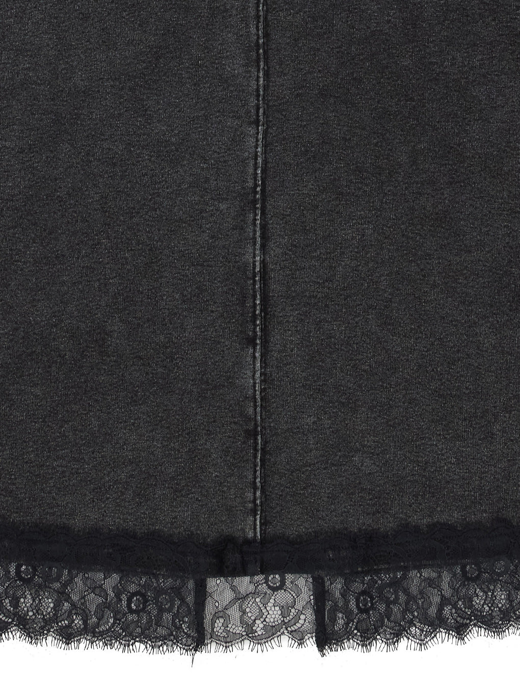 MEDI 2WAY DENIM LIKE LACE DOCKING DRESS