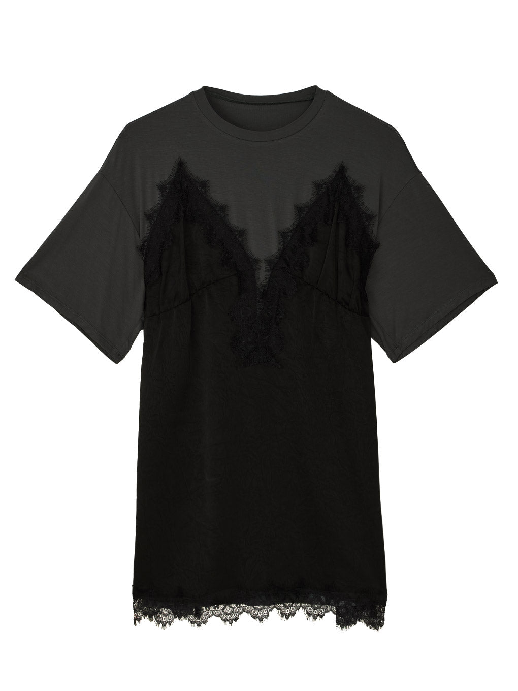 MEDI SATIN DOCKING TUNIC TEE