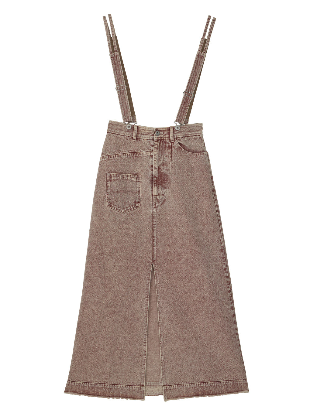 MEDI INVERT SUSPENDER DENIM SKIRT