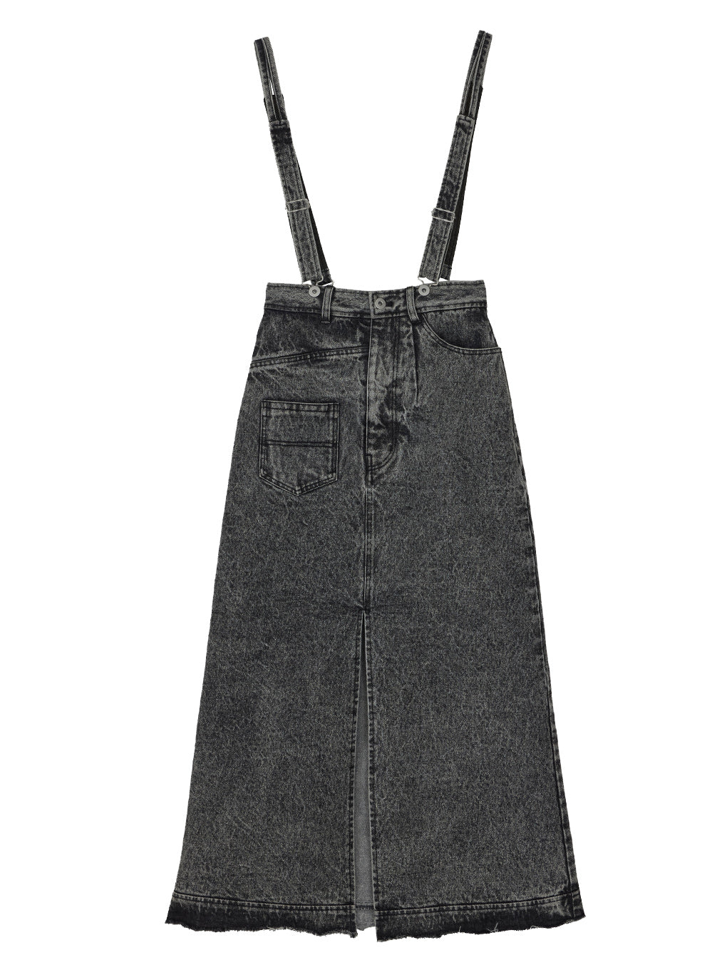 MEDI INVERT SUSPENDER DENIM SKIRT