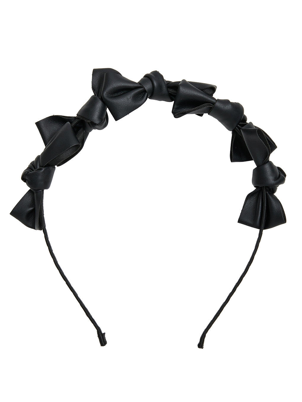 TRESSE Ribbon serre-tete on lether