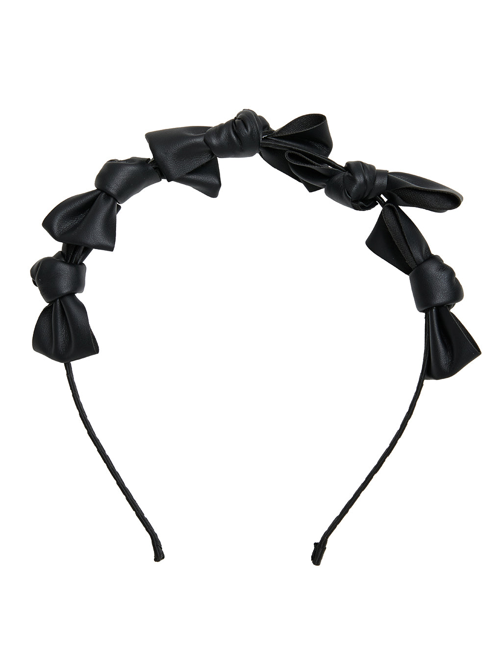 TRESSE Ribbon serre-tete on lether