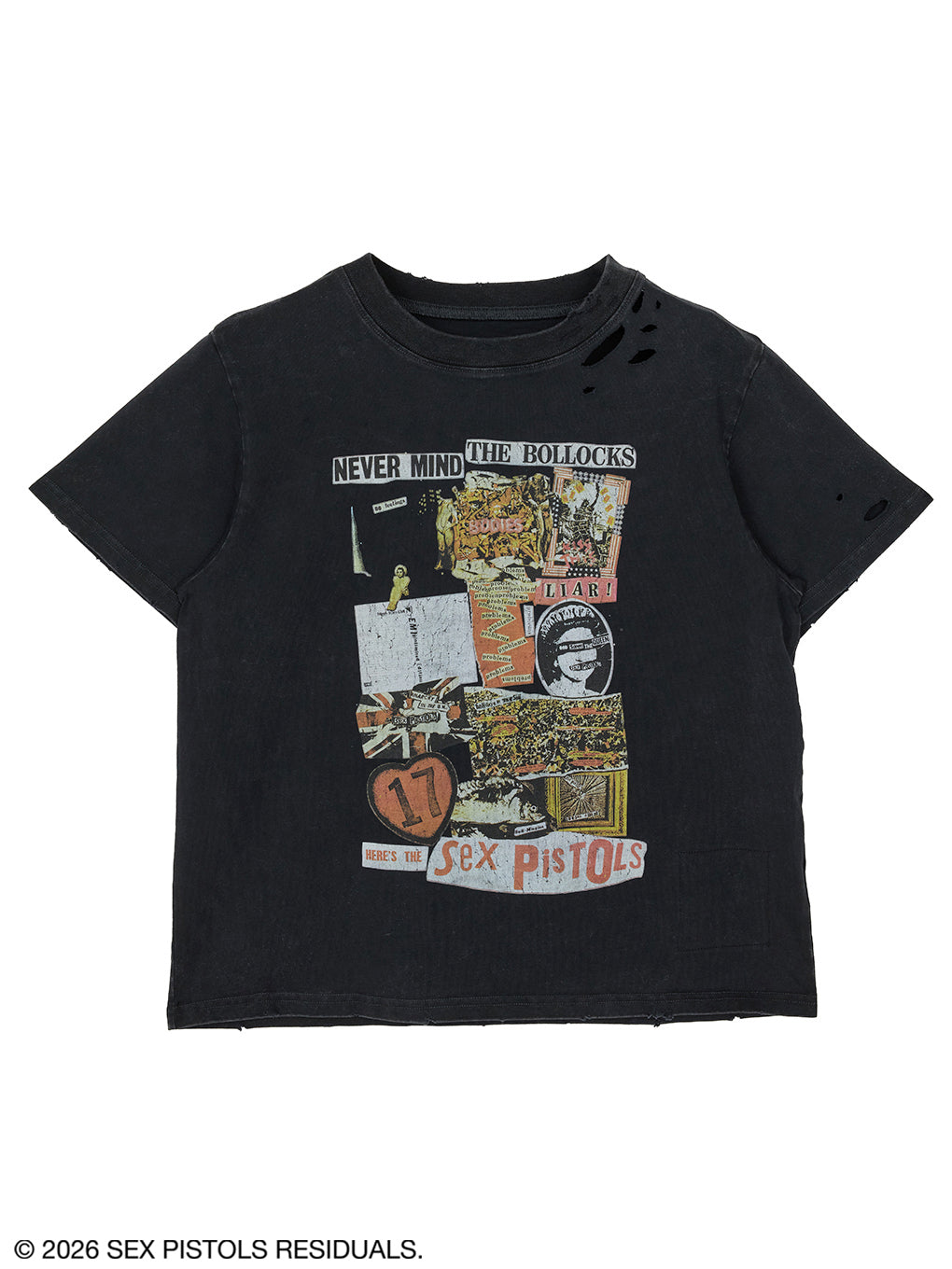 Sex Pistols DAMAGE OVERSIZE TEE