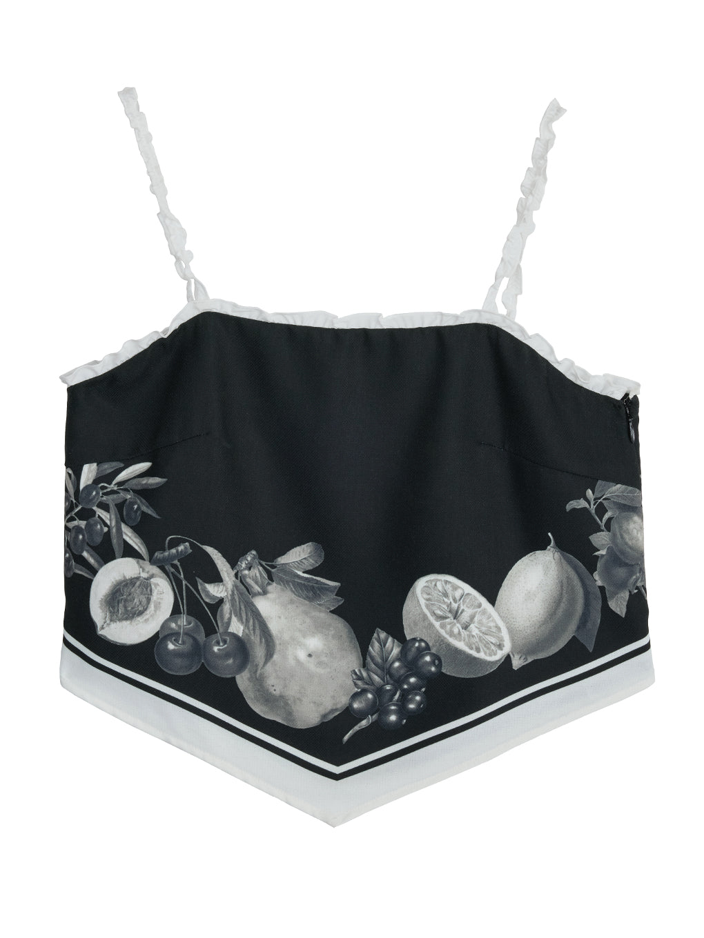 MEDI FRUIT SCARF PATTERN CAMI TOP