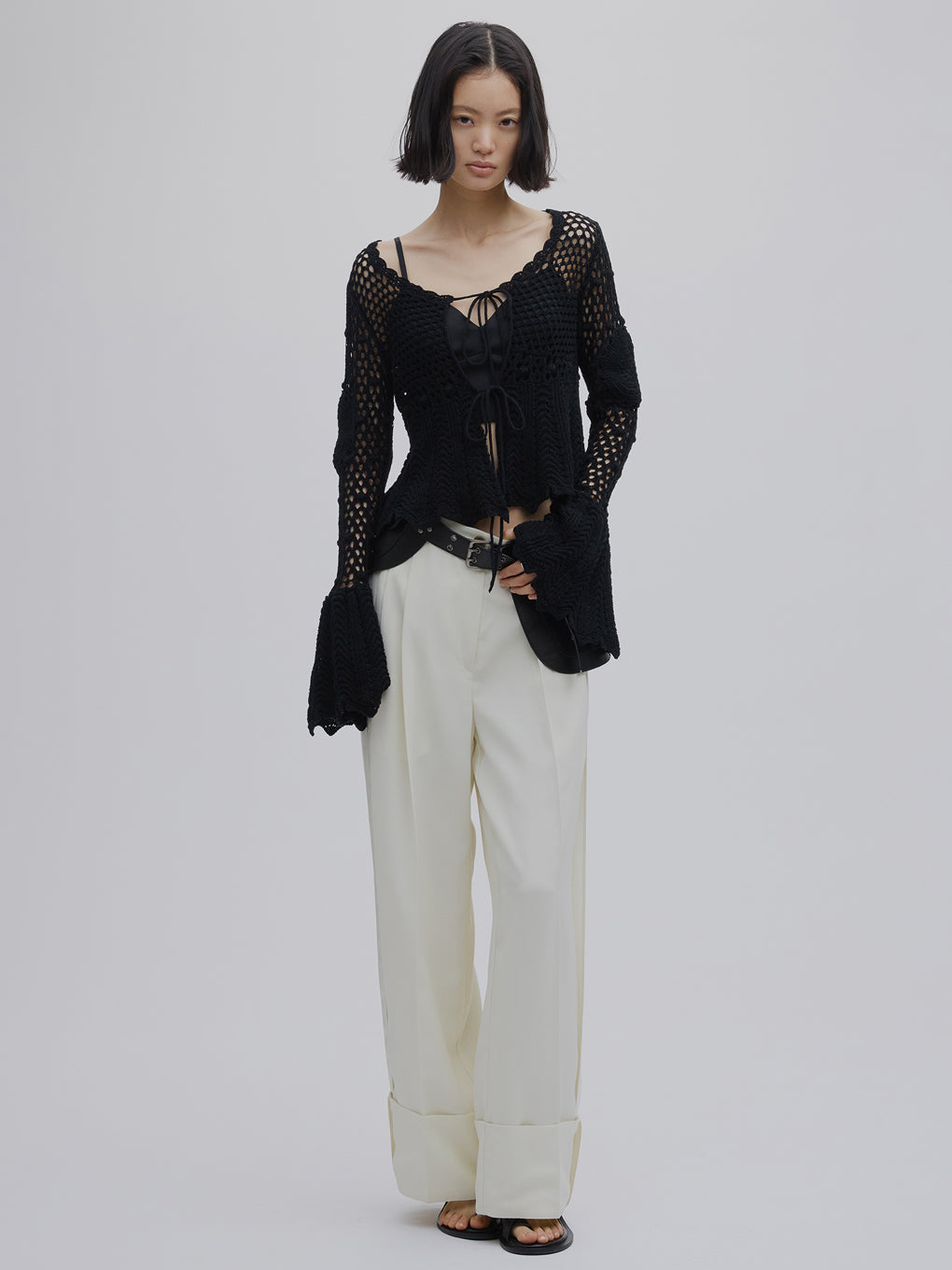 MEDI FOLDED HEM RELAXING PANTS