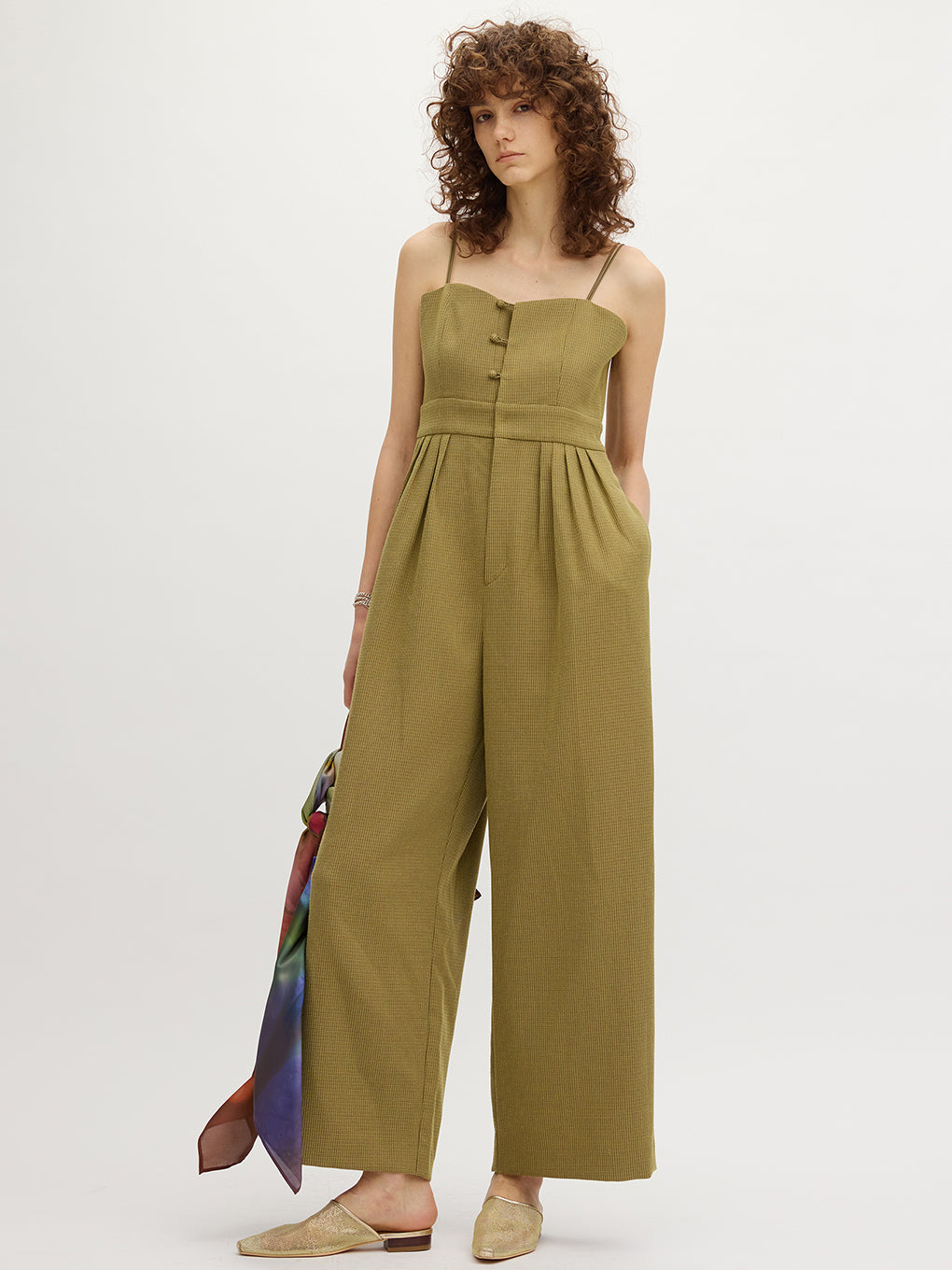 LAME TWEED BUSTIER ROMPERS