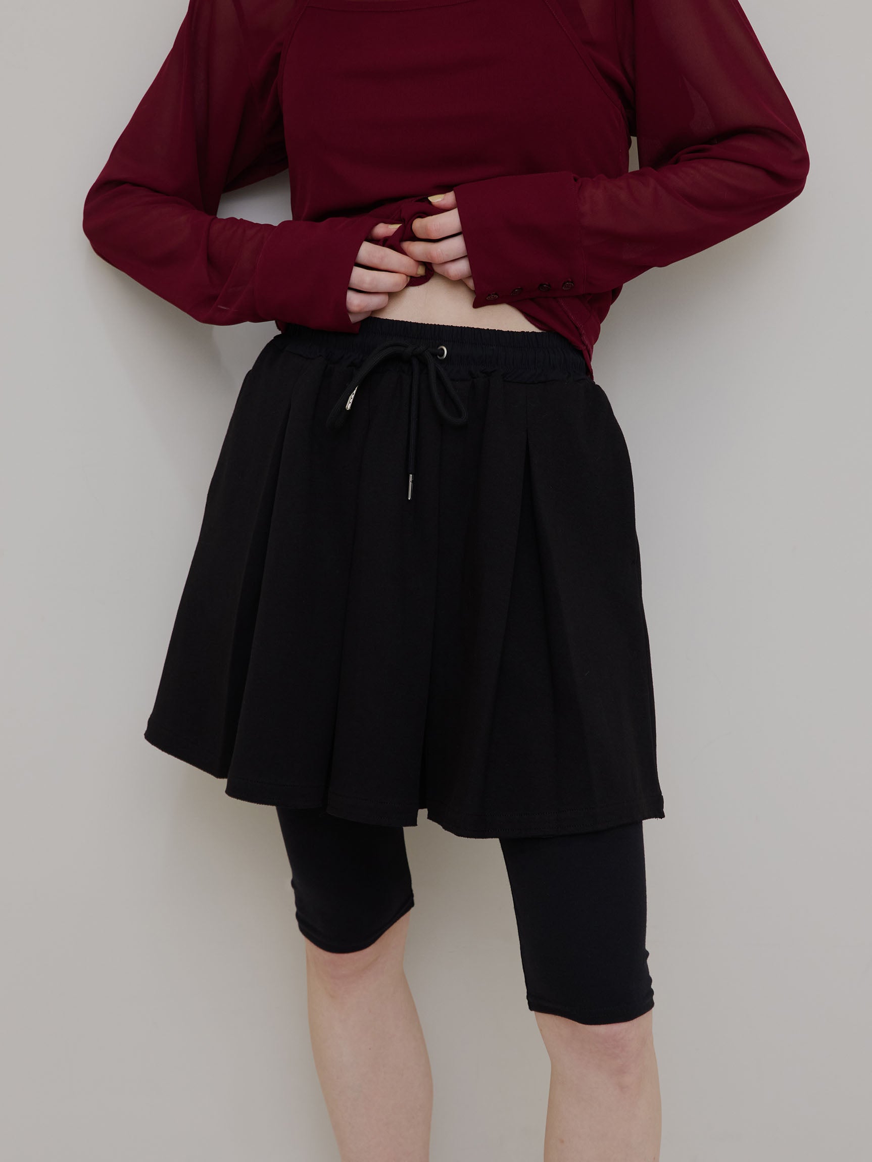 BOX TUCK MINI SKIRT