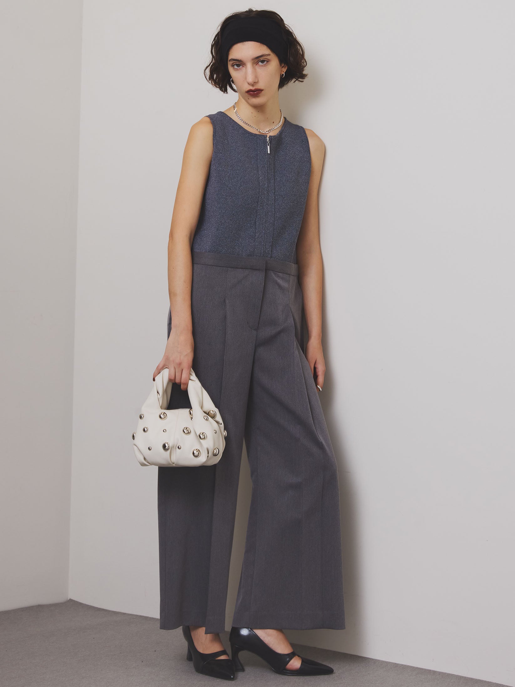 KNIT DOCKING LOOSE ROMPERS