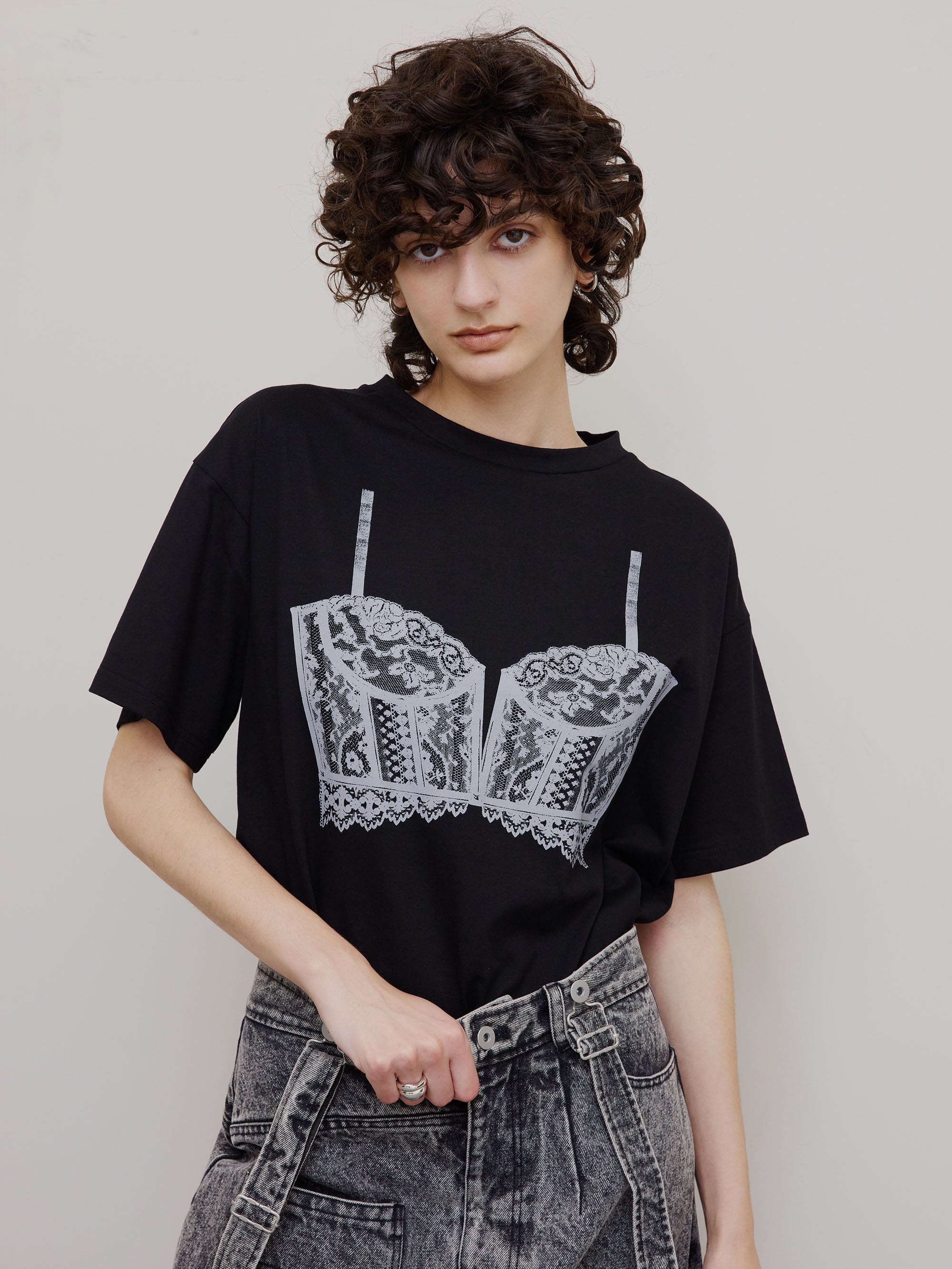 MEDI LINGERIE TROMPE L`OEIL TEE