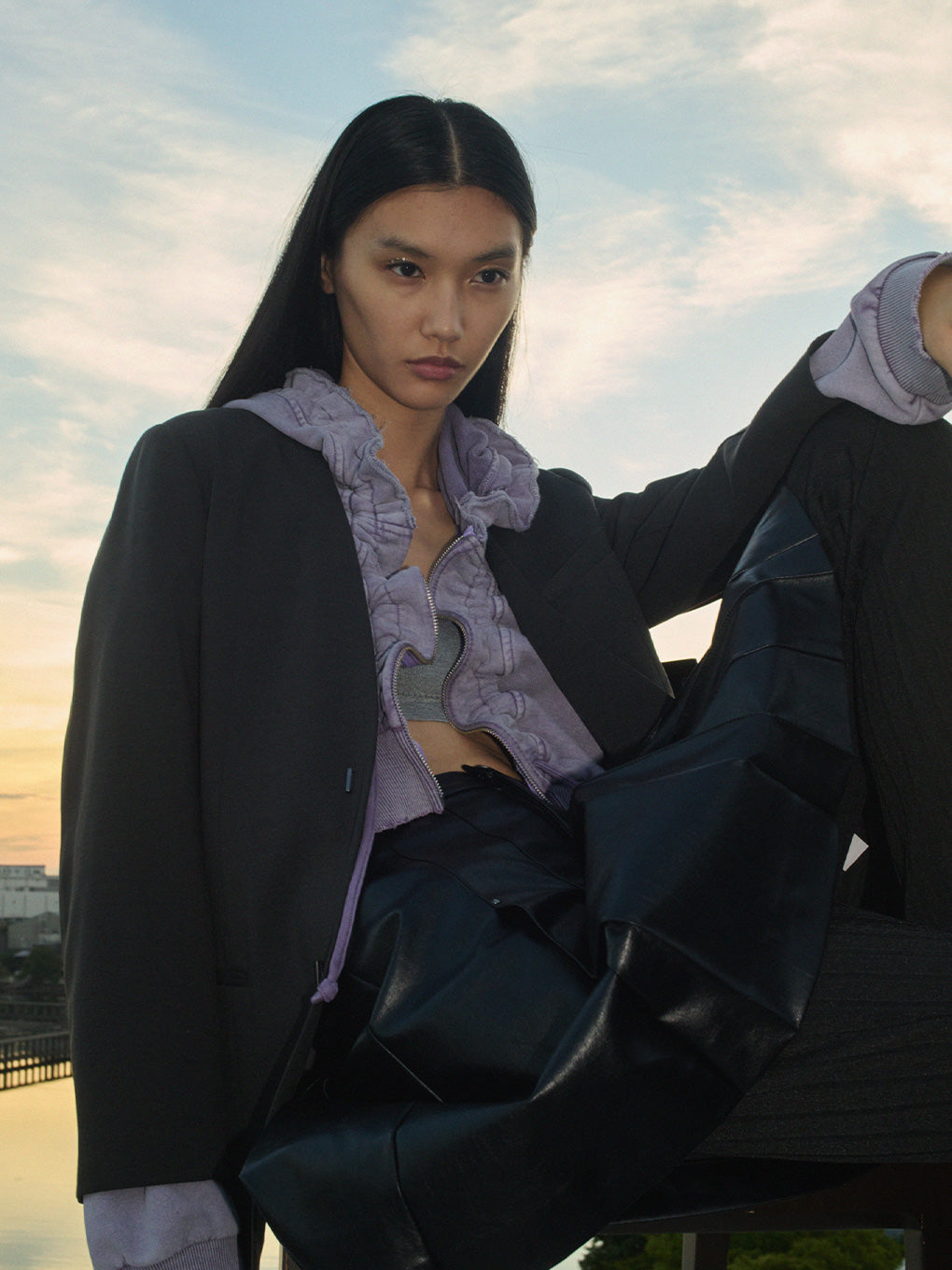 OYSTER SILHOUETTE HOODIE