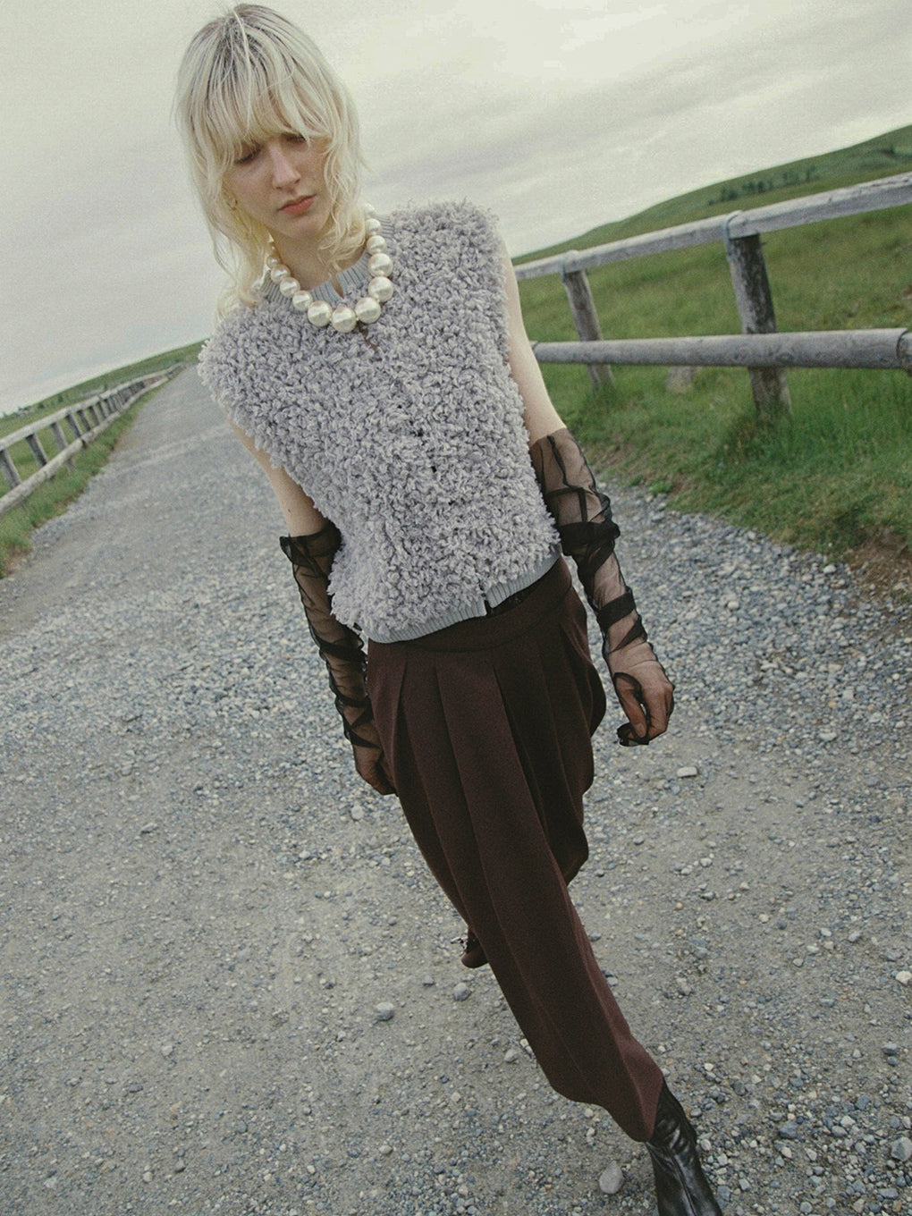 UND CENTER FLARE SKIRT