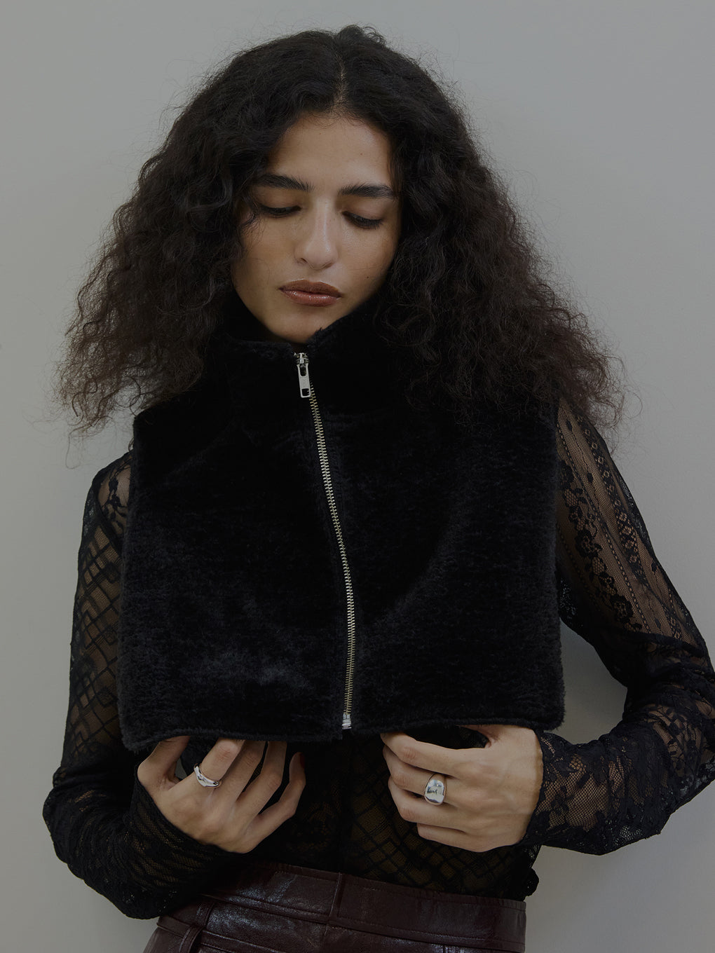 BOA HIGH NECK BOLERO