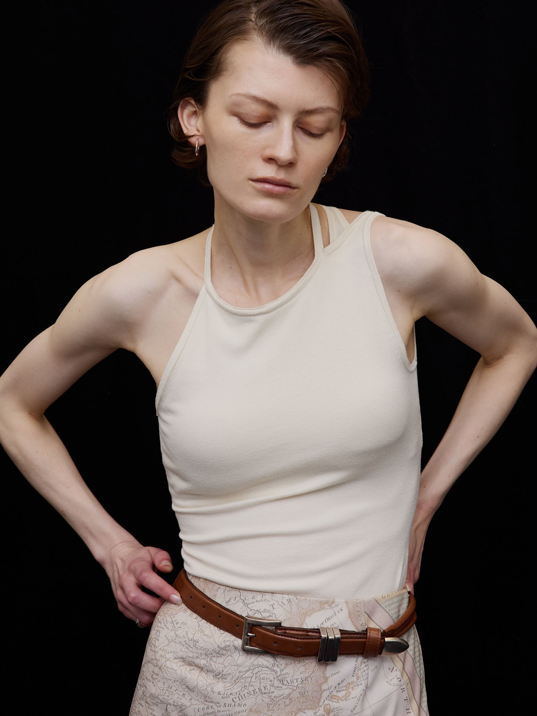 MEDI DIMENSIONAL KNIT TANK