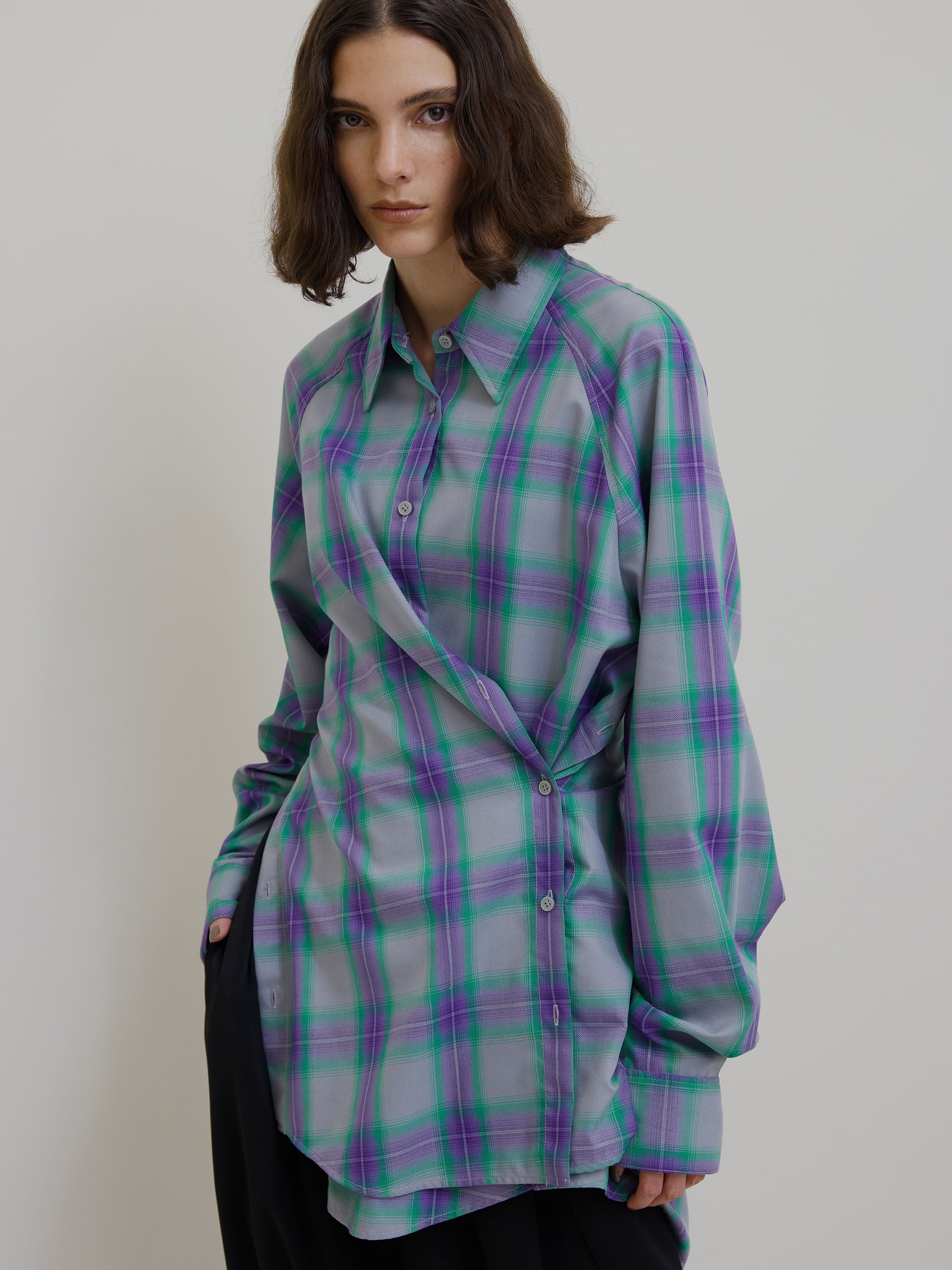 OMBRE CHECK VARIATION SHIRT