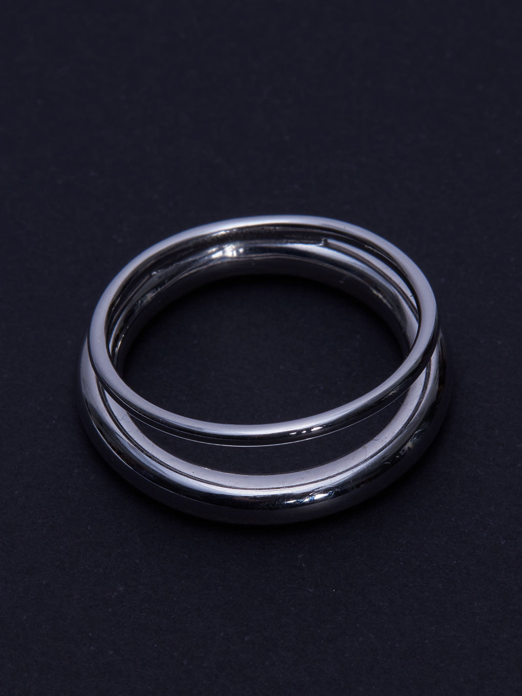 MARIA BLACK Offset V Ring