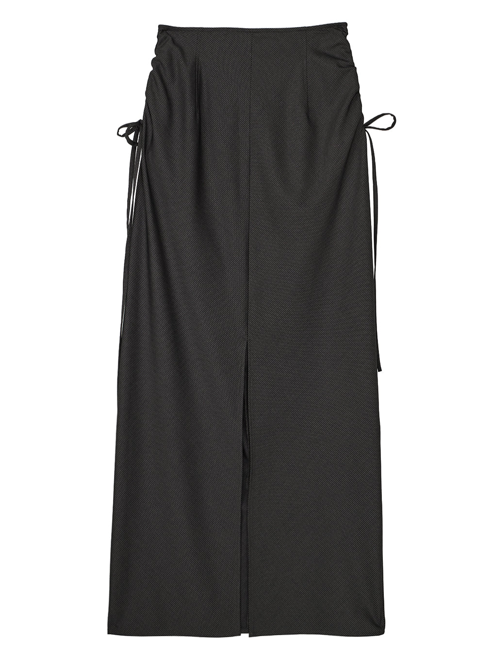 STRIPE DARWSTRING LONG SKIRT