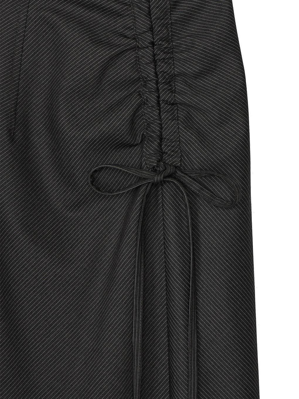 STRIPE DARWSTRING LONG SKIRT