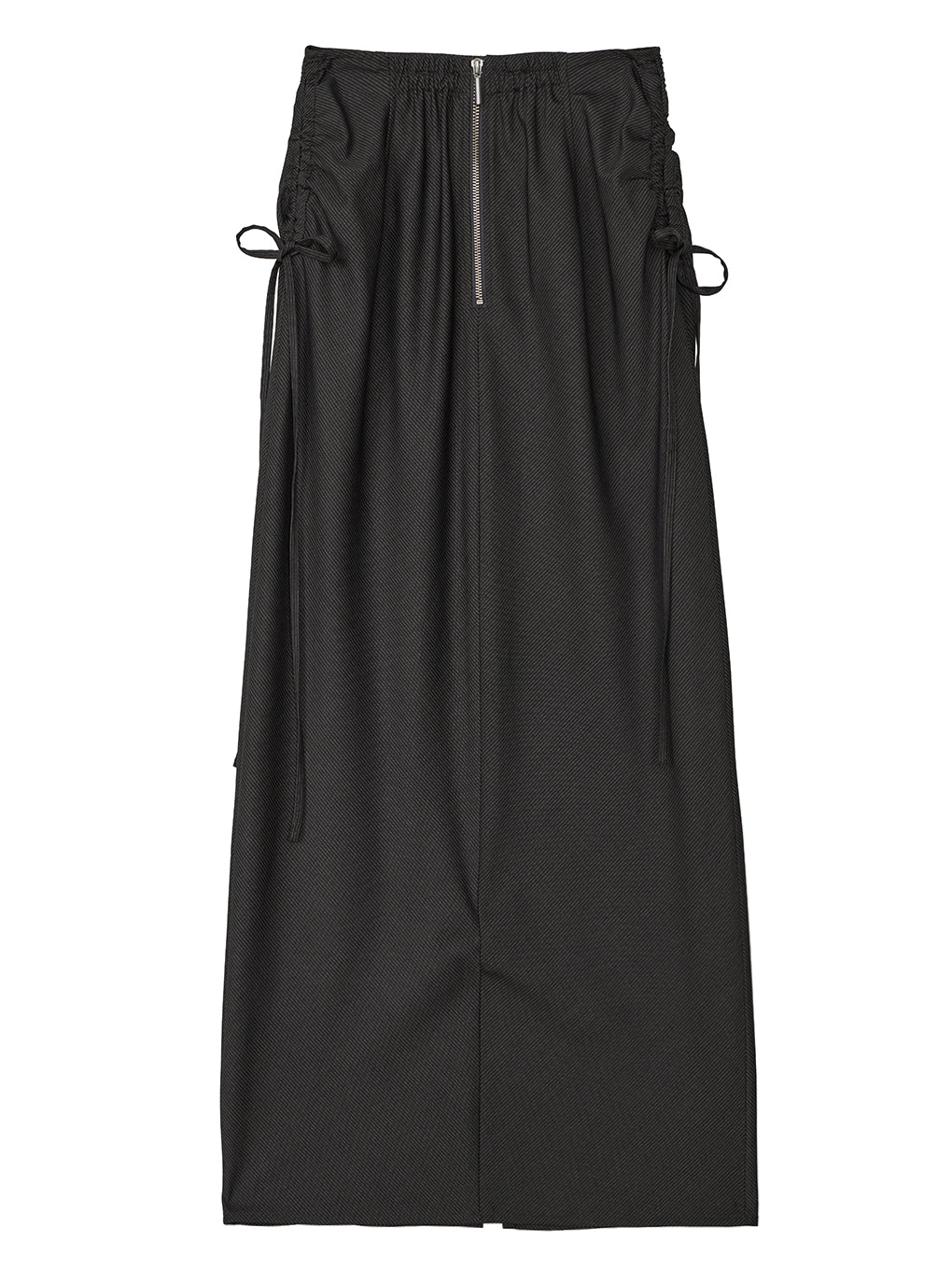 STRIPE DARWSTRING LONG SKIRT