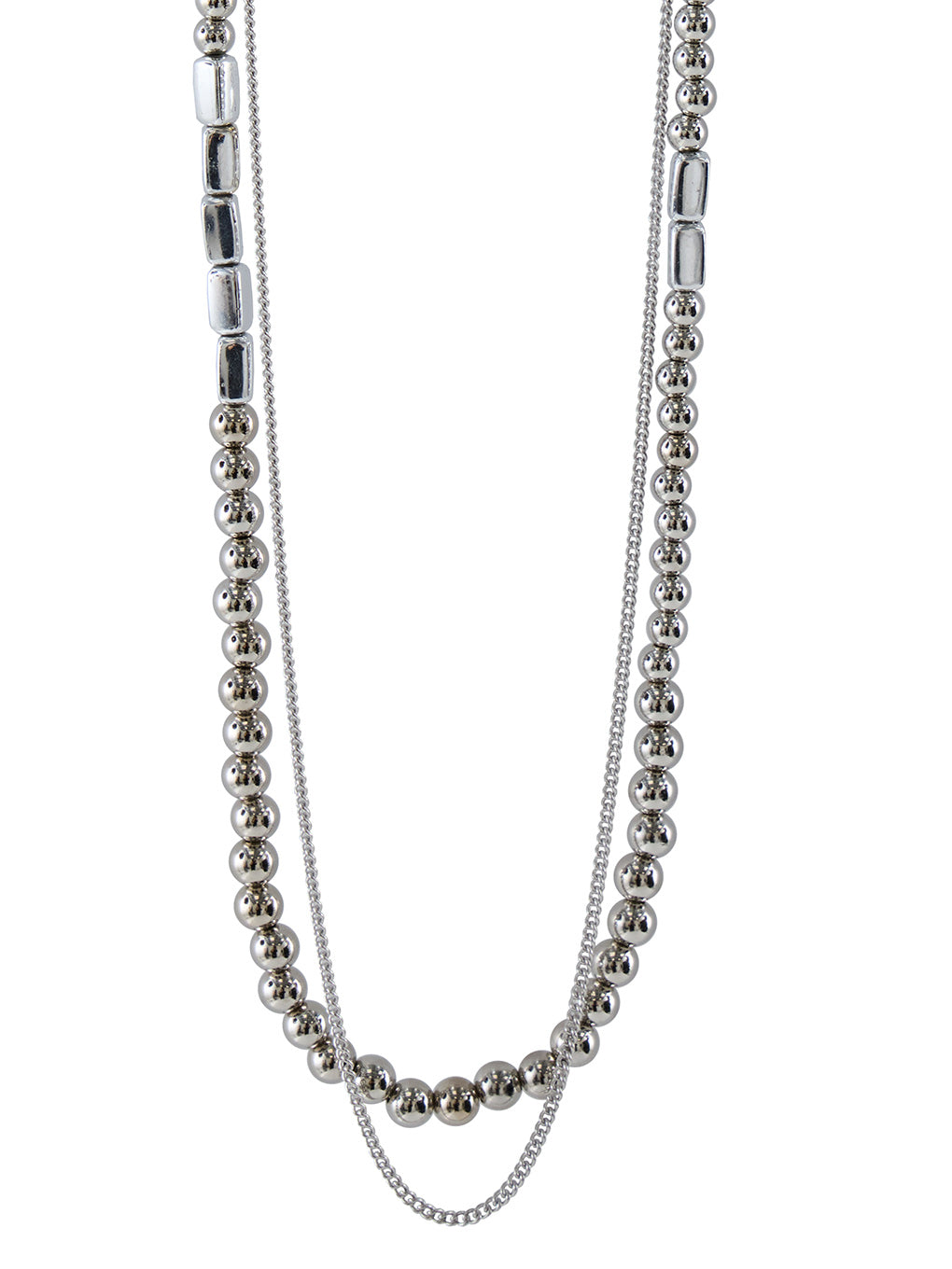Bijou R.I Beads Double Necklace