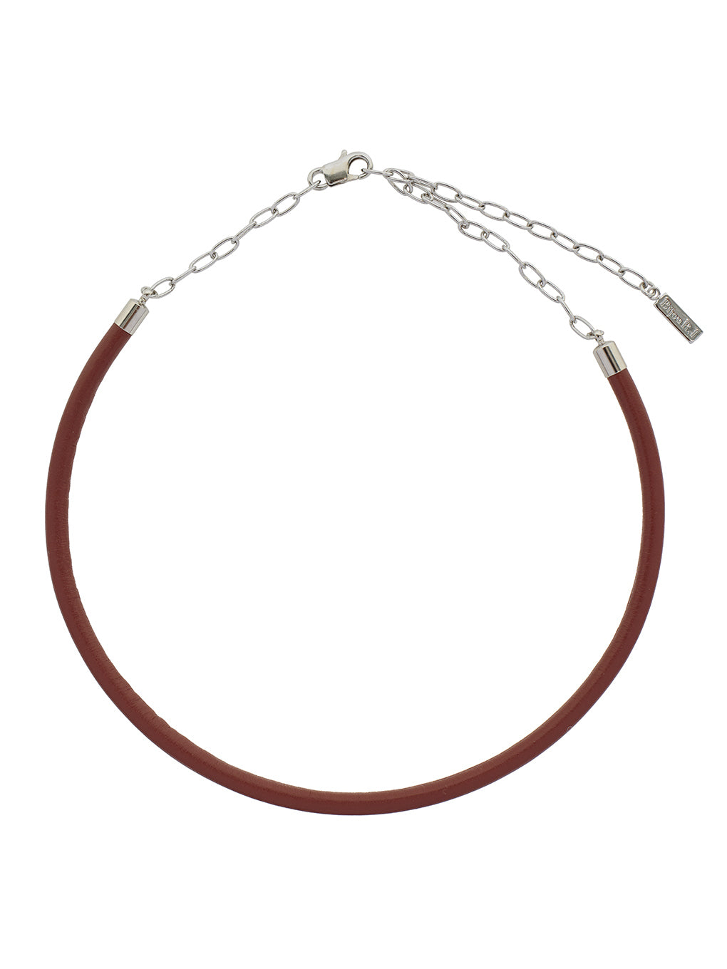 Bijou R.I Leather Choker Necklace