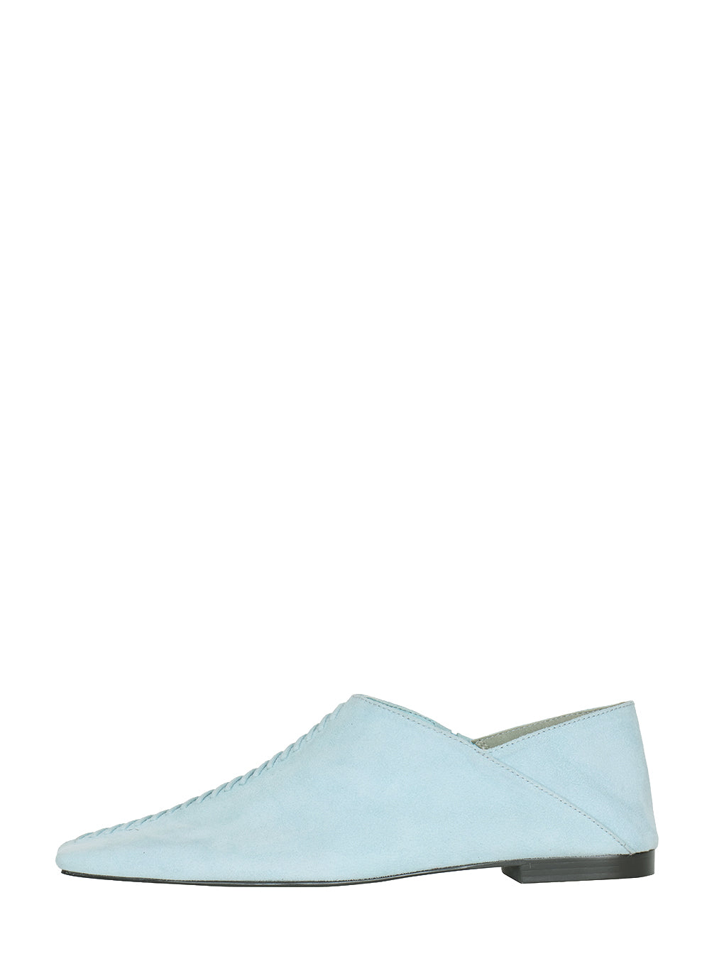 EMBROIDERY FAKE SUEDE SLIP-ON