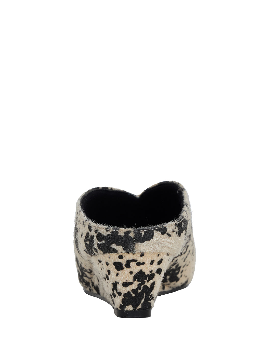POINTED TOE WEDGE SOLE MULES