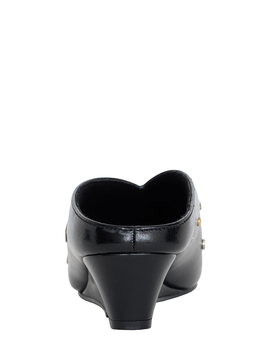 POINTED TOE WEDGE SOLE MULES